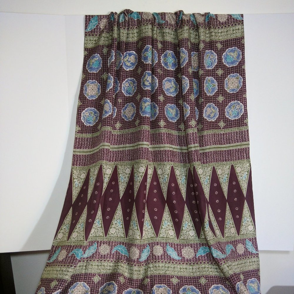 Beach Sarong or Skirt/Wrap - BIG & LUXURIOUS 100% SILK by ECHO!